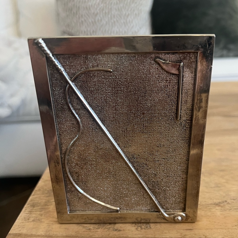 vintage heavy golf bookends